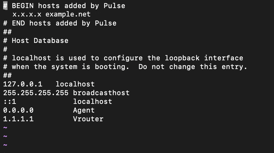 Figure 1: host file